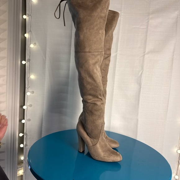Steve Madden Women's Tan Suede Over-the-Knee Boots - Picture 5 of 5
